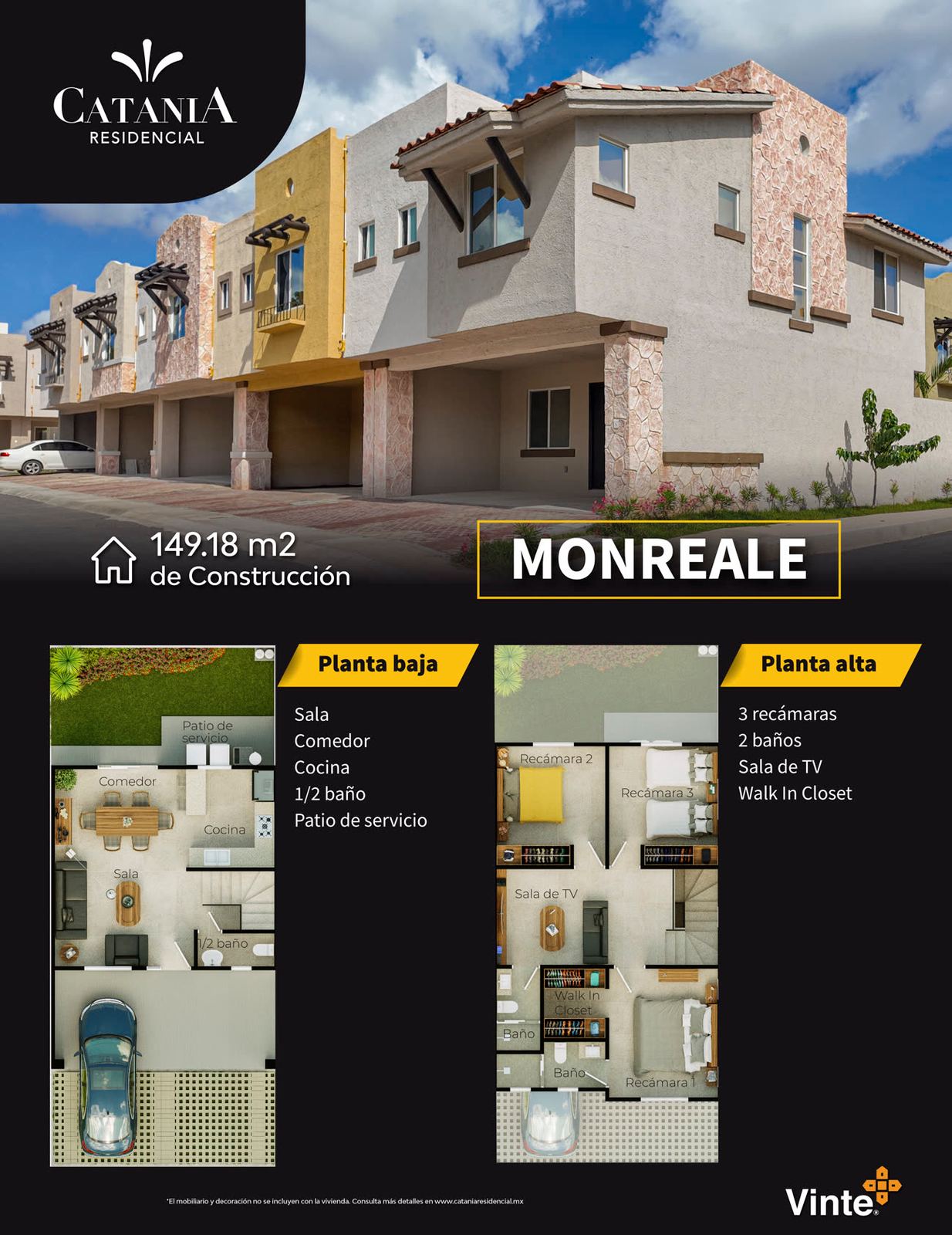 Plano de Casa Monreale en Catania Residencial