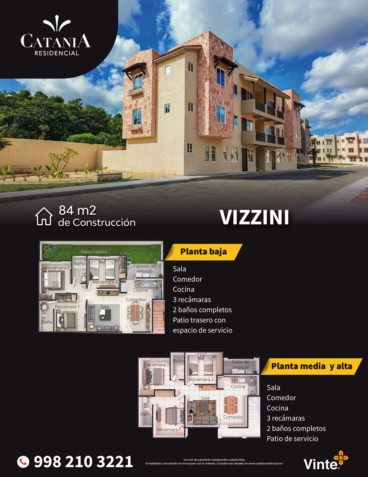 Plano de Depa Vizzini en Catania Residencial