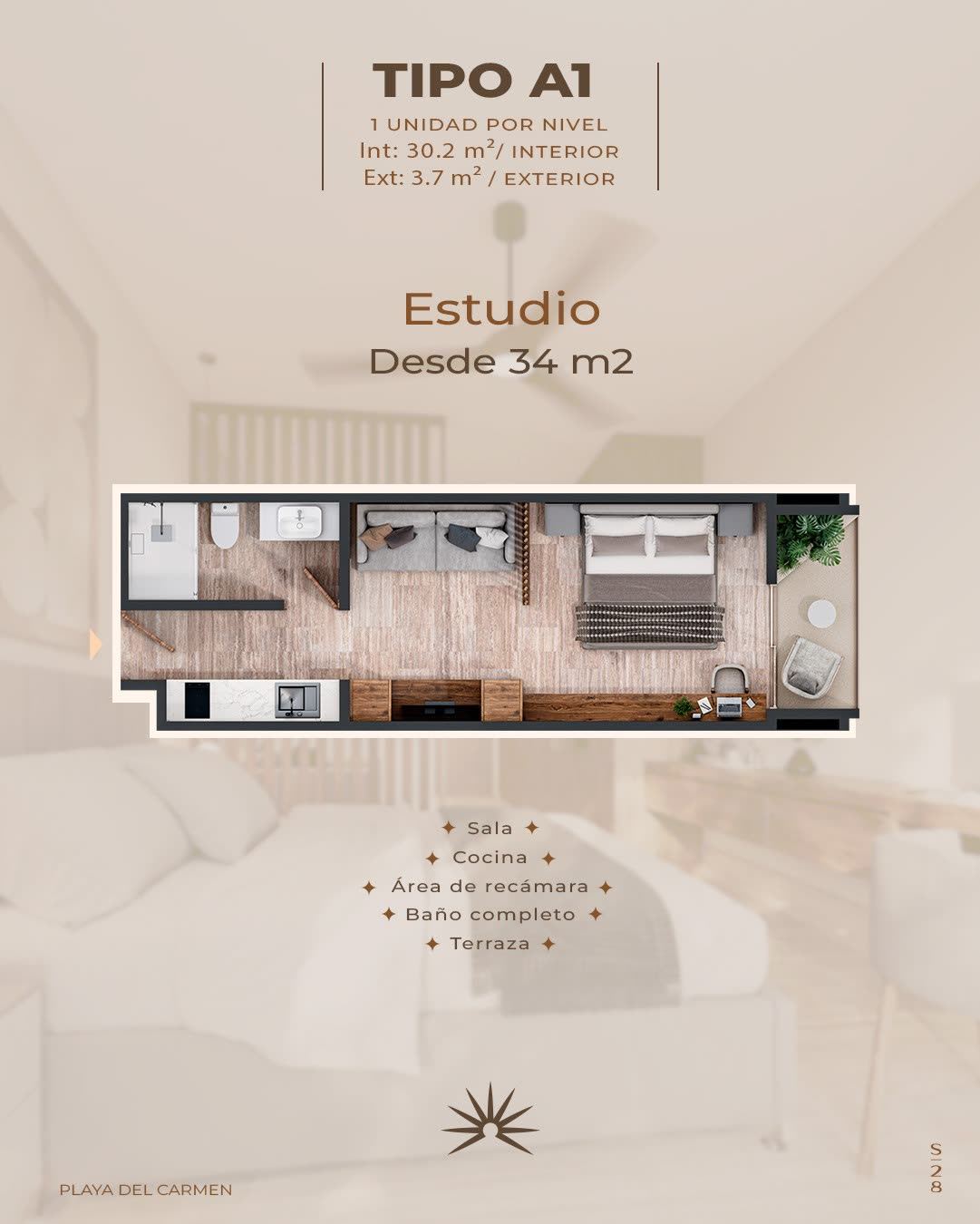 Plano de Studio en Sensara 28